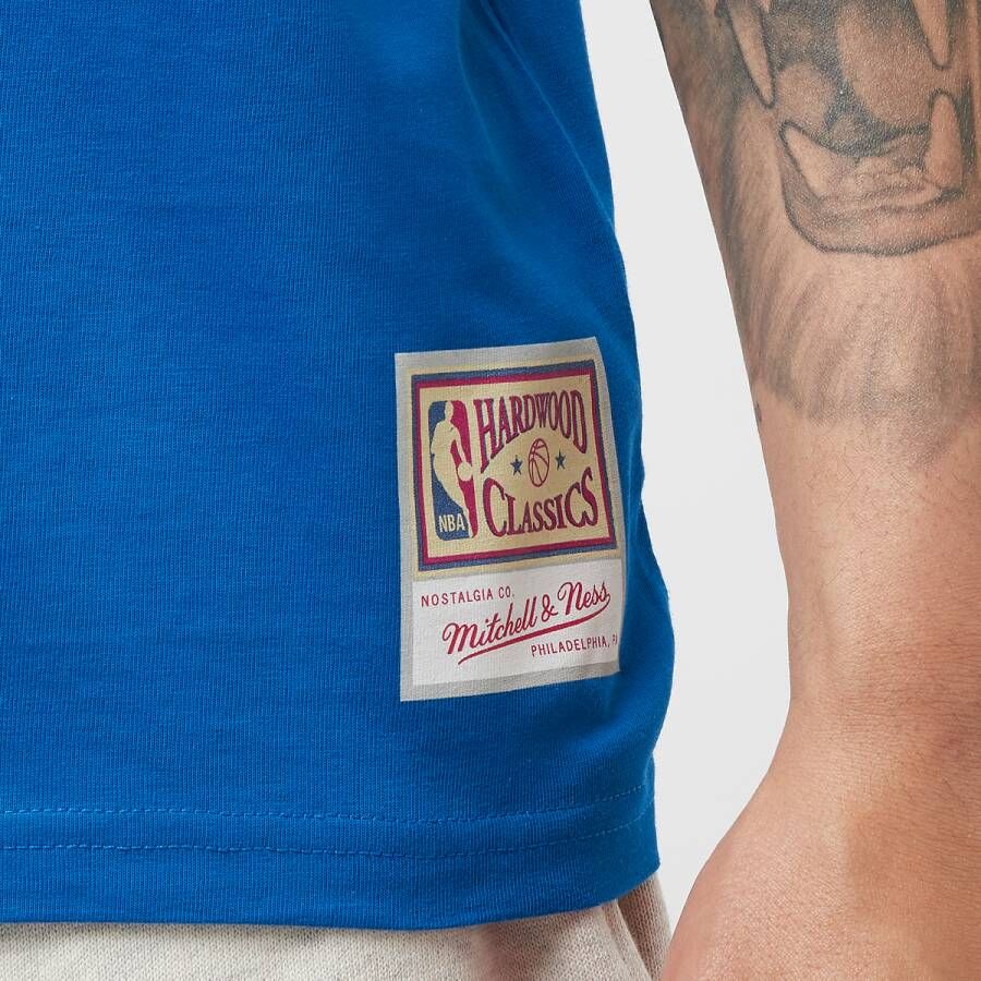 Mitchell & Ness Nba Team Logo Tee New York Knicks T-shirts Kleding royal maat: S beschikbare maaten:S