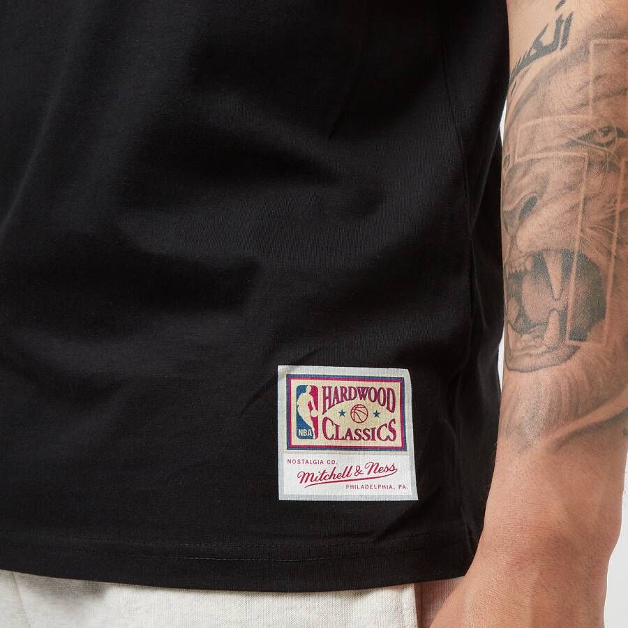 Mitchell & Ness Nba Team Logo Tee Toronto Raptors T-shirts Kleding Black maat: S beschikbare maaten:S