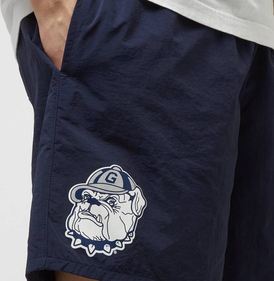 Mitchell & Ness Ncaa Georgetown University Team Heritage Woven Short Sportshorts Kleding navy maat: S beschikbare maaten:S M L XL XXL