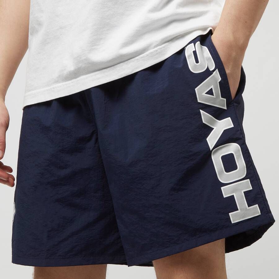 Mitchell & Ness Ncaa Georgetown University Team Heritage Woven Short Sportshorts Kleding navy maat: S beschikbare maaten:S M L XL XXL