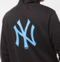 New era MLB League Essential Hoodie Zwart Blauw Black Heren - Thumbnail 2