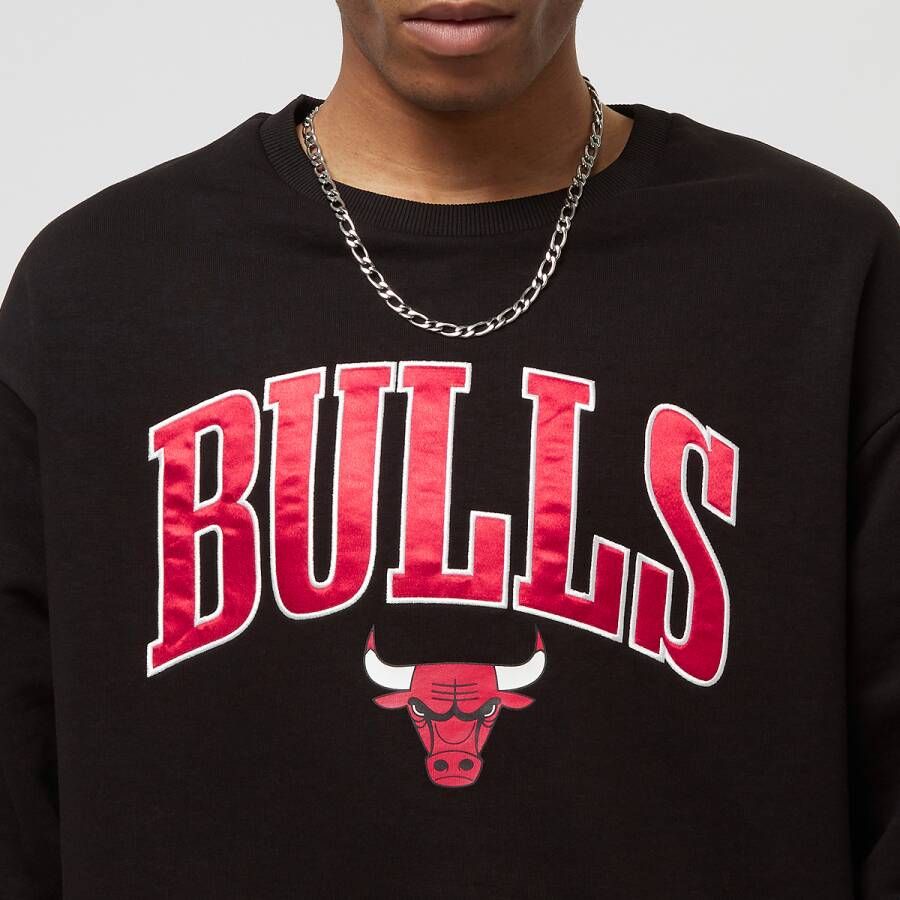 new era NBA Applique Crew Chicago Bulls