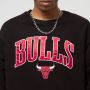 New era Chicago Bulls Lichtgewicht Crewneck Sweatshirt Black Heren - Thumbnail 3
