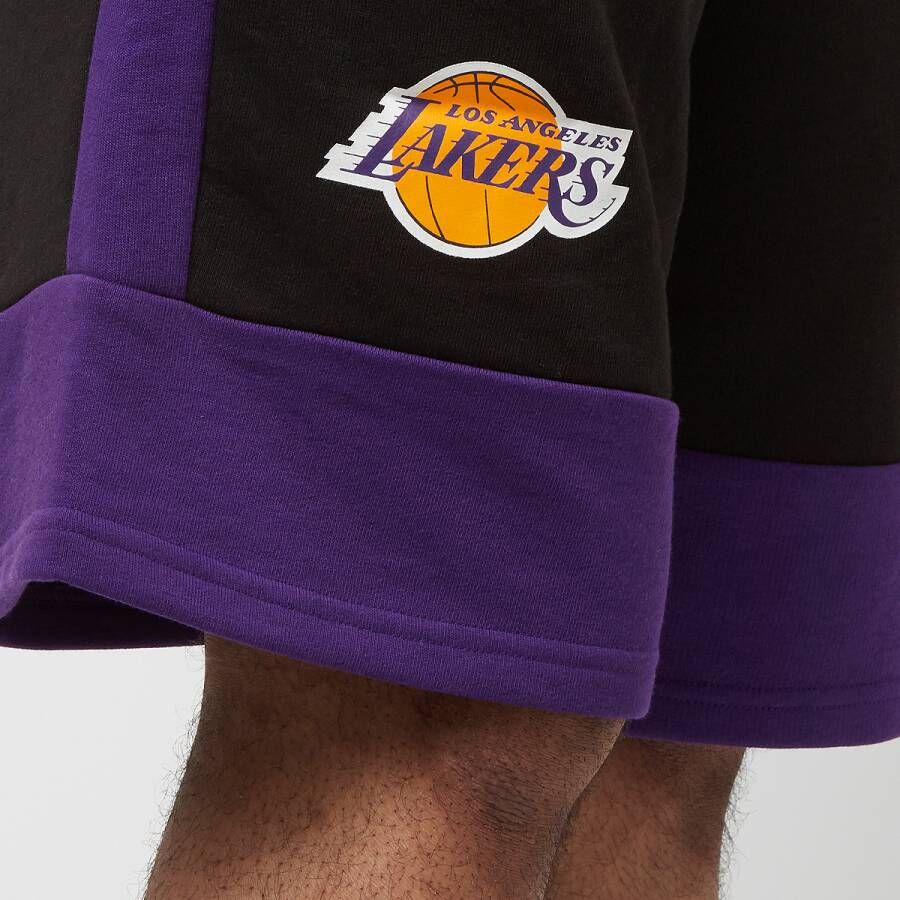 new era Nba Colour Block Short Los Angeles Lakers Sportshorts Kleding blktrp maat: S beschikbare maaten:S XXL