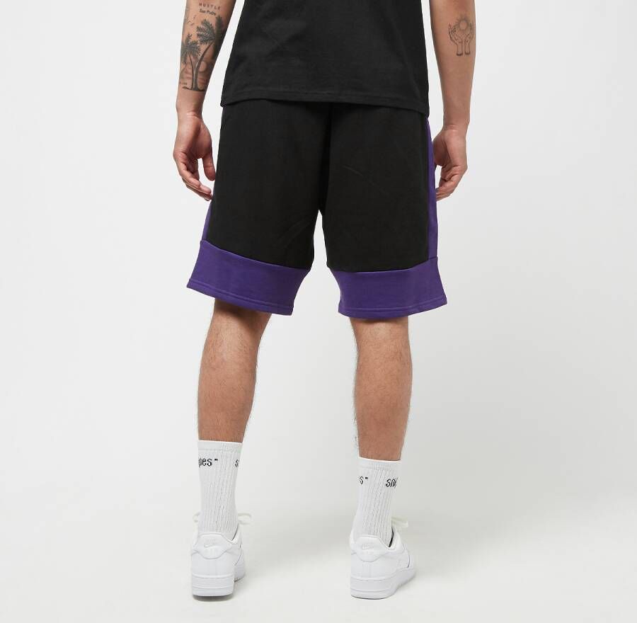 new era Nba Colour Block Shorts La Lakers Sportshorts Kleding blktrp maat: S beschikbare maaten:S