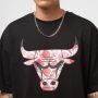 New era Nba Infill Logo Oversize Tee Chicago Bulls T-shirts Kleding BLKFDR black maat: M beschikbare maaten:S M - Thumbnail 3