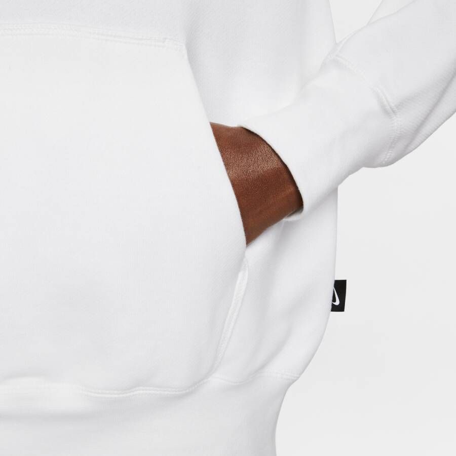 Nike Air French Terry Hoodie Hoodies Kleding white white maat: S beschikbare maaten:S
