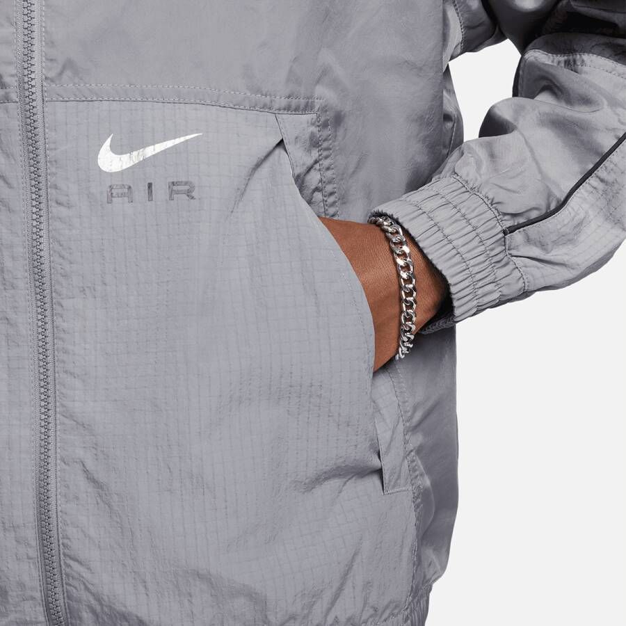 Nike Air Woven Track Jacket Hooded vesten Heren cool grey anthracite maat: S beschikbare maaten:S L XL
