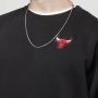 Nike Chicago Bulls Courtside NBA-sweatshirts van fleece voor heren Zwart - Thumbnail 4