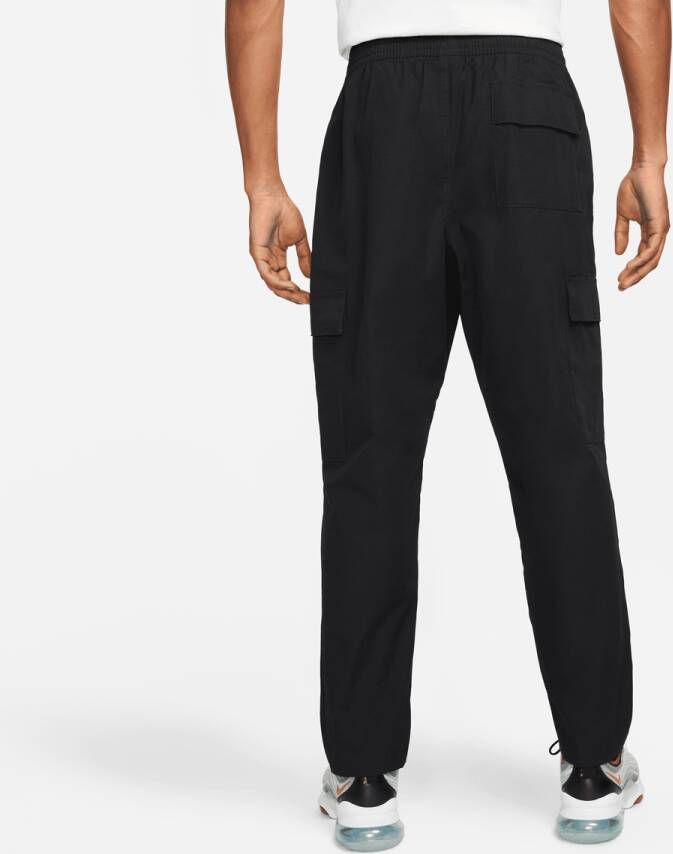 Nike Club Cargo Woven Pant Cargobroeken Kleding black white maat: S beschikbare maaten:S M L XL XXL XS