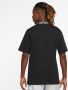 Nike Club Lbr Shortsleeve Top T-shirts Kleding black white maat: XL beschikbare maaten:XS S M XL - Thumbnail 6
