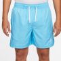 Nike Club Woven Lined Flow Short Sportshorts Kleding baltic blue white maat: XXL beschikbare maaten:L XL XXL - Thumbnail 2