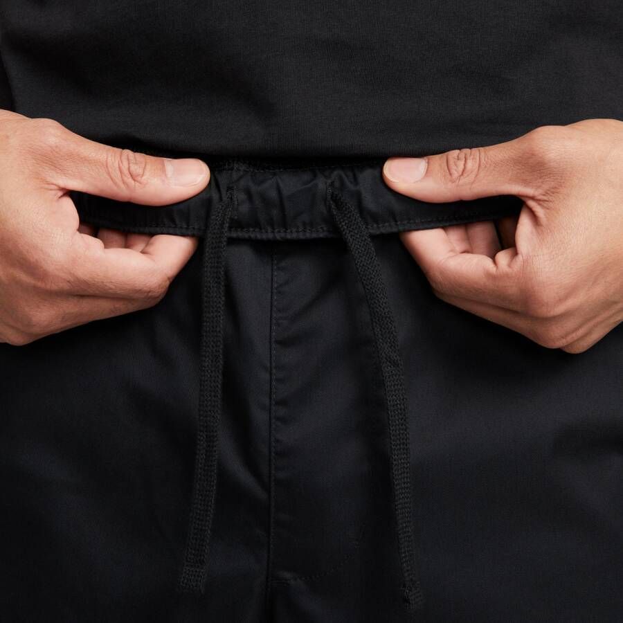 Nike Club Woven Straight Leg Pant Trainingsbroeken Kleding black white maat: M beschikbare maaten:M XL