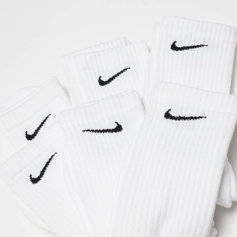 Nike Everyday Cushioned Training Crew Socks (6-pack) Lang Kleding white black maat: 46-50 beschikbare maaten:34-38 46-50