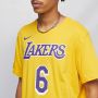 Nike LeBron James Lakers T-shirt Yellow Heren - Thumbnail 3
