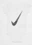 Nike NHN Swoosh Short Sleeve (3-Pack) unisex Baby Rompers & Sets multicolor Maat 6M-12M Kleding - Thumbnail 2