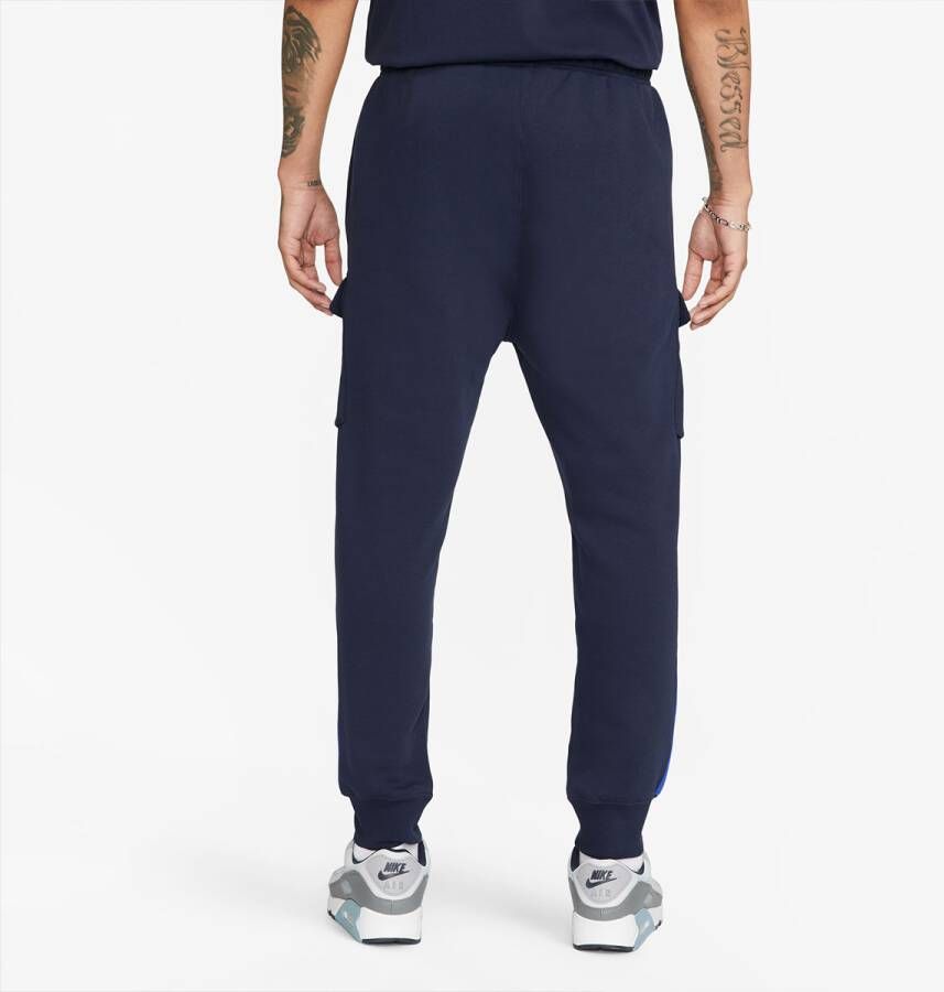Nike Sportswear Air Cargo Pant Fleece Basketball Trainingsbroeken Heren obsidian game royal maat: M beschikbare maaten:M