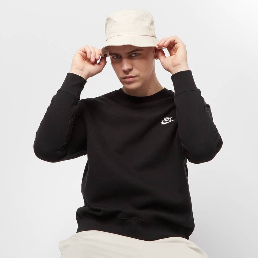 Nike Sportswear Club Fleece Crew Sweaters Kleding black white maat: XL beschikbare maaten:S M L XL XXL