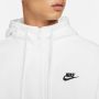 Nike Sportswear Club Fleece Full-zip Hoodie Hooded vesten Kleding white white black maat: L beschikbare maaten:L XL XXL - Thumbnail 8