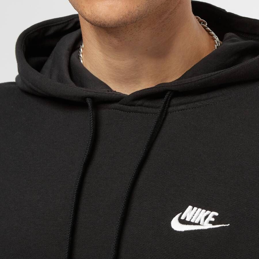 Nike Sportswear Club Fleece Pullover Hoodie Hoodies Kleding black black white maat: M beschikbare maaten:XS S M L XL