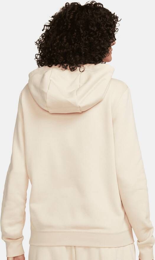Nike Sportswear Club Fleece Funnel-neck Hoodie Hoodies Kleding sanddrift white maat: XS beschikbare maaten:XS