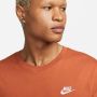 Nike Sportswear Club T-shirt T-shirts Kleding dark russet maat: XL beschikbare maaten:S M L XL - Thumbnail 5