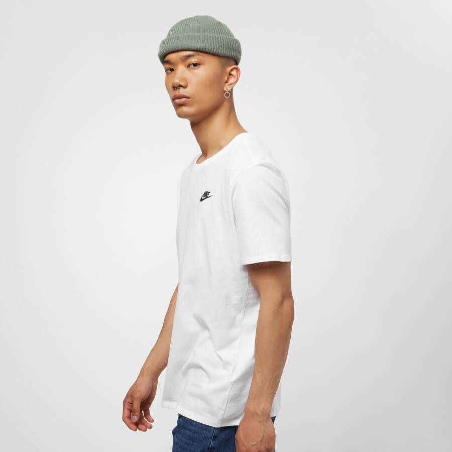 Nike Sportswear Club T-shirt T-shirts Kleding white white black maat: S beschikbare maaten:S M L XL XS XXL