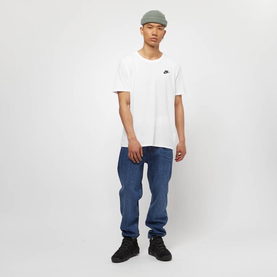 Nike Sportswear Club T-shirt T-shirts Kleding white white black maat: S beschikbare maaten:S M L XL XS XXL