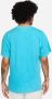 Nike Sportswear Club Wash Shortsleeve Tee T-shirts Kleding baltic blue sail maat: XS beschikbare maaten:XS S M L - Thumbnail 6