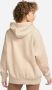 Nike Sportswear Collection Essentials Oversized fleecehoodie Bruin - Thumbnail 3