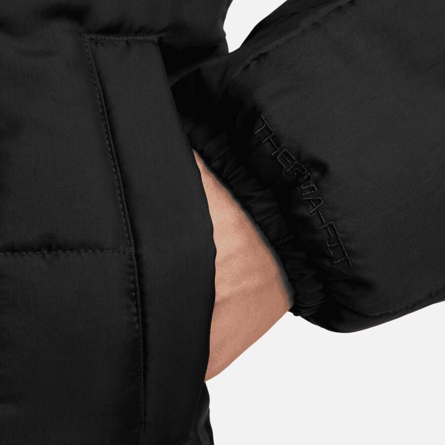 Nike Sportswear Essential Therma Fit Classic Puffer Pufferjassen Kleding black white maat: XS beschikbare maaten:XS M L