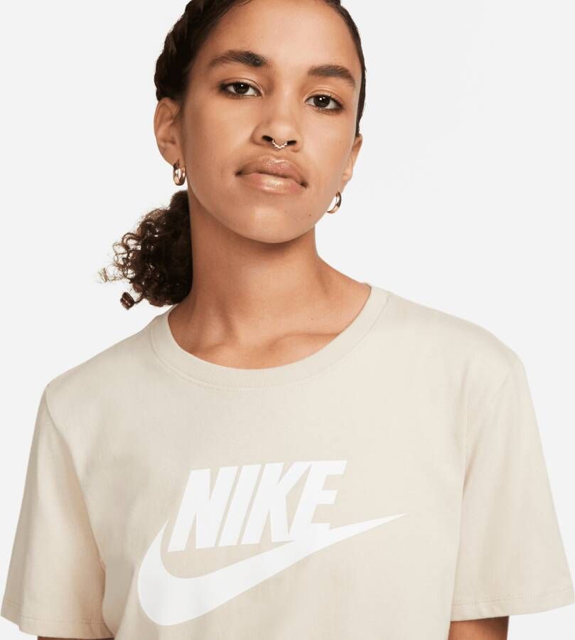 Nike Sportswear Essentials Logo T-shirt T-shirts Kleding sanddrift white maat: S beschikbare maaten:XS S