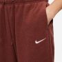 Nike Sportswear Essentials Zachte joggingbroek met hoge taille voor dames Bruin - Thumbnail 3