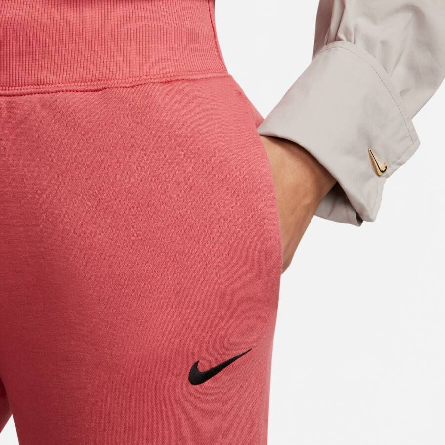 Nike Sportswear High-waisted Fleece Joggers Trainingsbroeken Kleding ADOBE BLACK maat: XS beschikbare maaten:XS