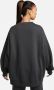 Nike Sportswear Oversized Fleece Crew-neck Sweatshirt Sweaters Kleding anthracite maat: S beschikbare maaten:XS S M L XL - Thumbnail 2
