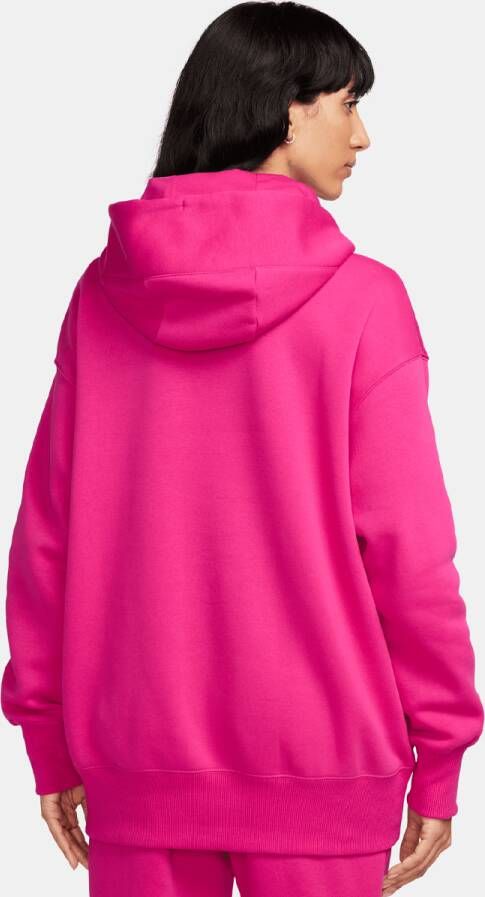 Nike Sportswear Phoenix Fleece Oversize-hoodie Hoodies Dames fireberry black maat: M beschikbare maaten:M