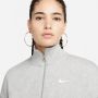 Nike Sportswear Phoenix Fleece Oversized 1 2-zip Crop Sweatshirt Sweaters Kleding dk grey heather sail maat: XL beschikbare maaten:XL - Thumbnail 3