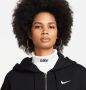 Nike Sportswear Phoenix Fleece Oversized fleecehoodie met rits over de hele lengte voor dames Black Sail- Dames - Thumbnail 3