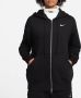 Nike Sportswear Phoenix Fleece Oversized fleecehoodie met rits over de hele lengte voor dames Black Sail- Dames - Thumbnail 4