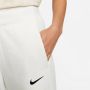 Nike Sportswear Phoenix Fleece Joggingbroek met hoge taille en wijde pijpen voor dames Wit - Thumbnail 3