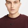 Nike Sportswear Plush Mod Crop Crew-neck Sweatshirt Sweaters Kleding burgundy crush black maat: M beschikbare maaten:XS S M L XL - Thumbnail 3