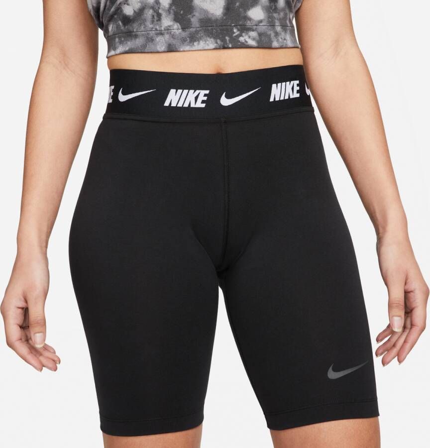 Nike Sportswear Short Tight Sportshorts Kleding black dk smoke grey maat: XS beschikbare maaten:XS