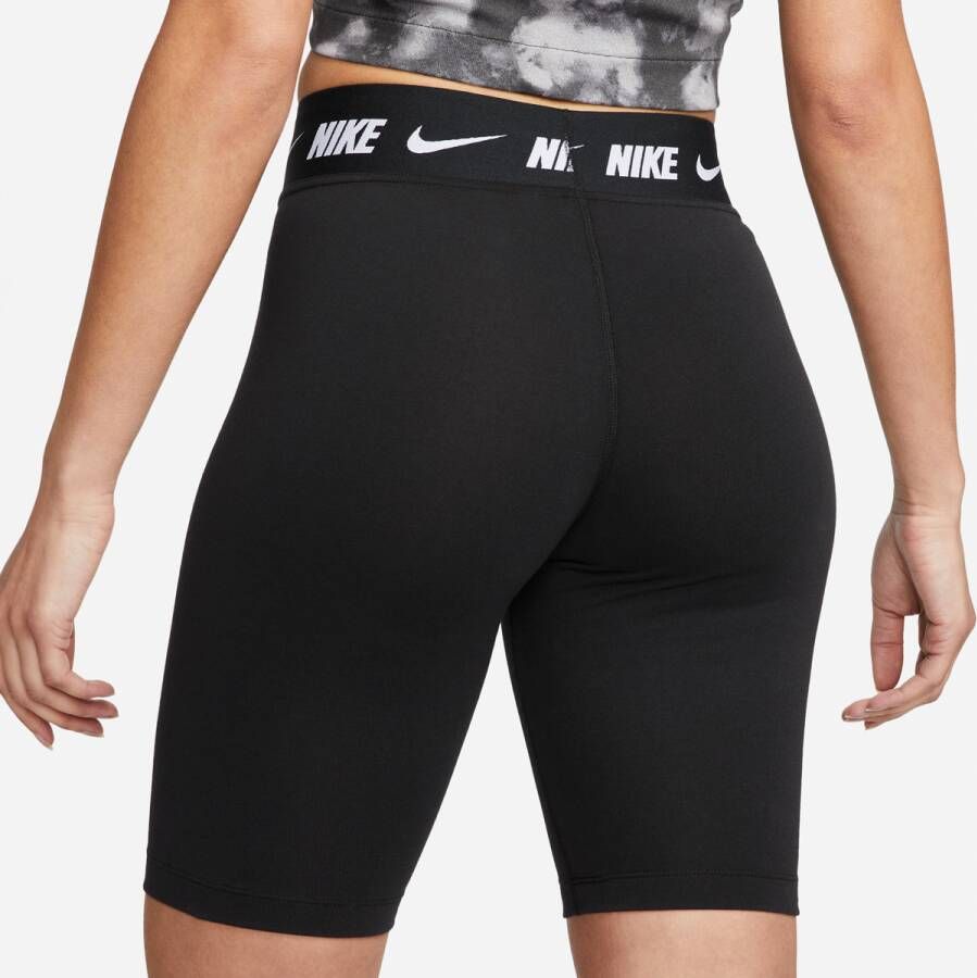 Nike Sportswear Short Tight Sportshorts Kleding black dk smoke grey maat: XS beschikbare maaten:XS