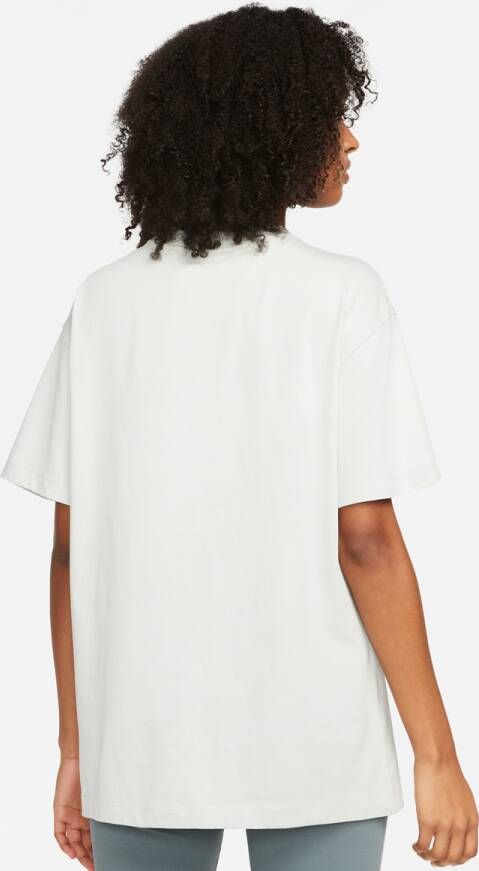 Nike Sportswear T-shirt T-shirts Kleding LIGHT SILVER BLACK maat: XS beschikbare maaten:XS