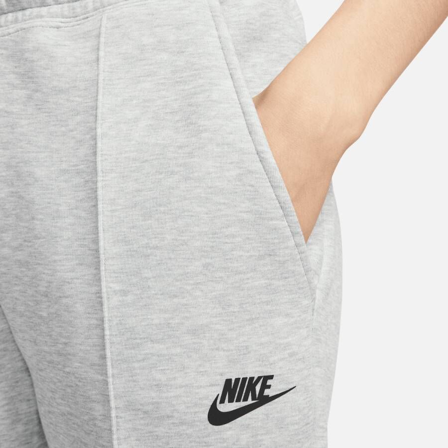 Nike Sportswear Tech Fleece High Rise Jogger Trainingsbroeken Kleding dk grey heather black maat: S beschikbare maaten:XS S M L