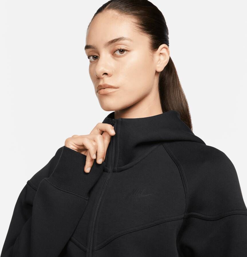 Nike Sportswear Tech Fleece Windrunner Full-zip Hoodie Hooded vesten Kleding black black maat: XS beschikbare maaten:XS S M L