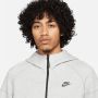 Nike Sportswear Tech Fleece Windrunner Full-zip Hoodie Trainingsjassen Kleding dk grey heather black maat: XL beschikbare maaten:S M L XL XS - Thumbnail 4