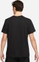 Nike Zwarte Katoenen Oversized T-shirts en Polos Black Unisex - Thumbnail 5