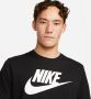 Nike Zwarte Katoenen Oversized T-shirts en Polos Black Unisex - Thumbnail 12