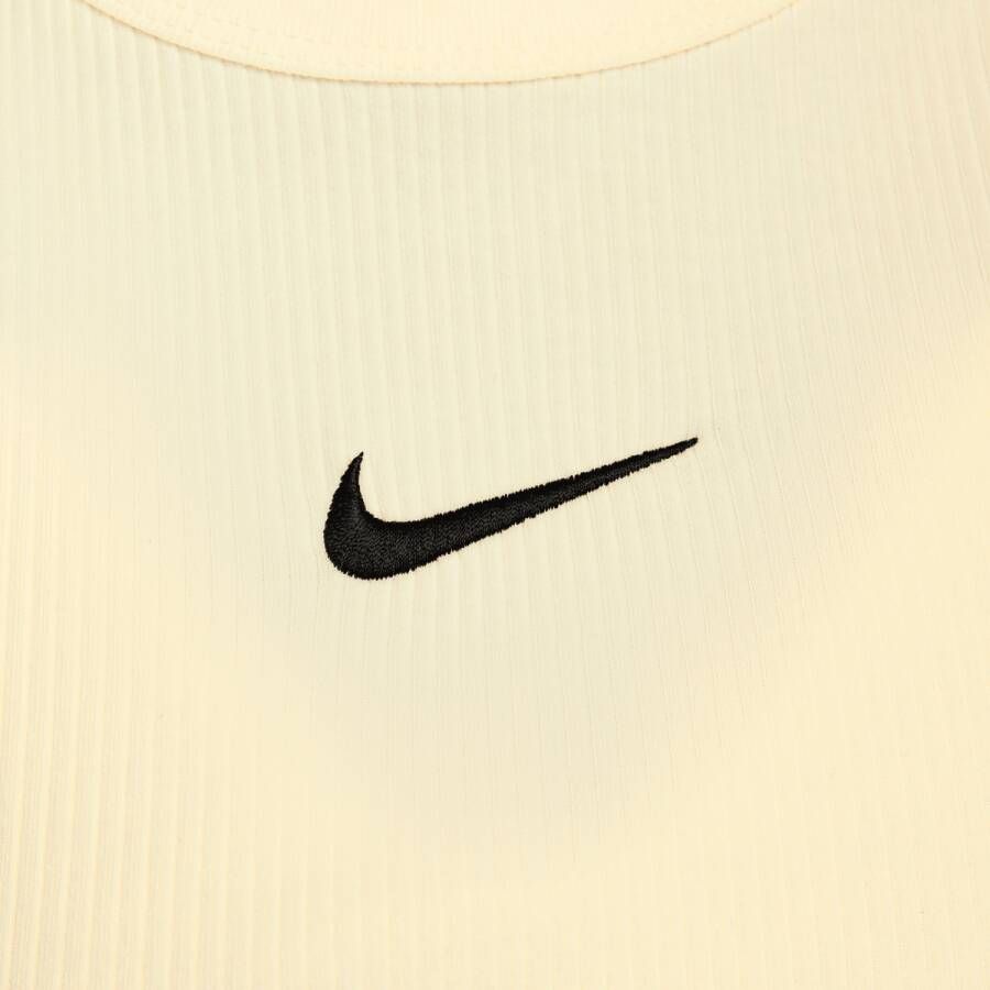 Nike Sportswear Trend Tanktop Tops Dames coconut milk black maat: S beschikbare maaten:XS S M L